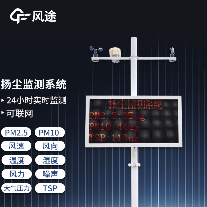 工地揚塵在線監測系統，重要的環境監測設備之一